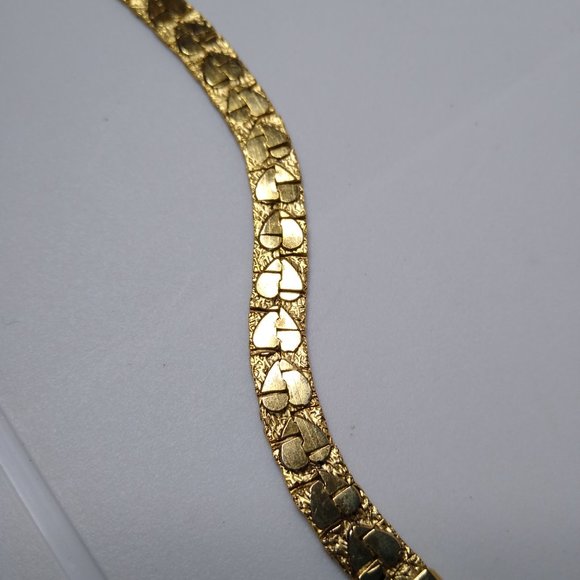 7 Inch Metal Hearts Bracelet - Picture 7 of 14